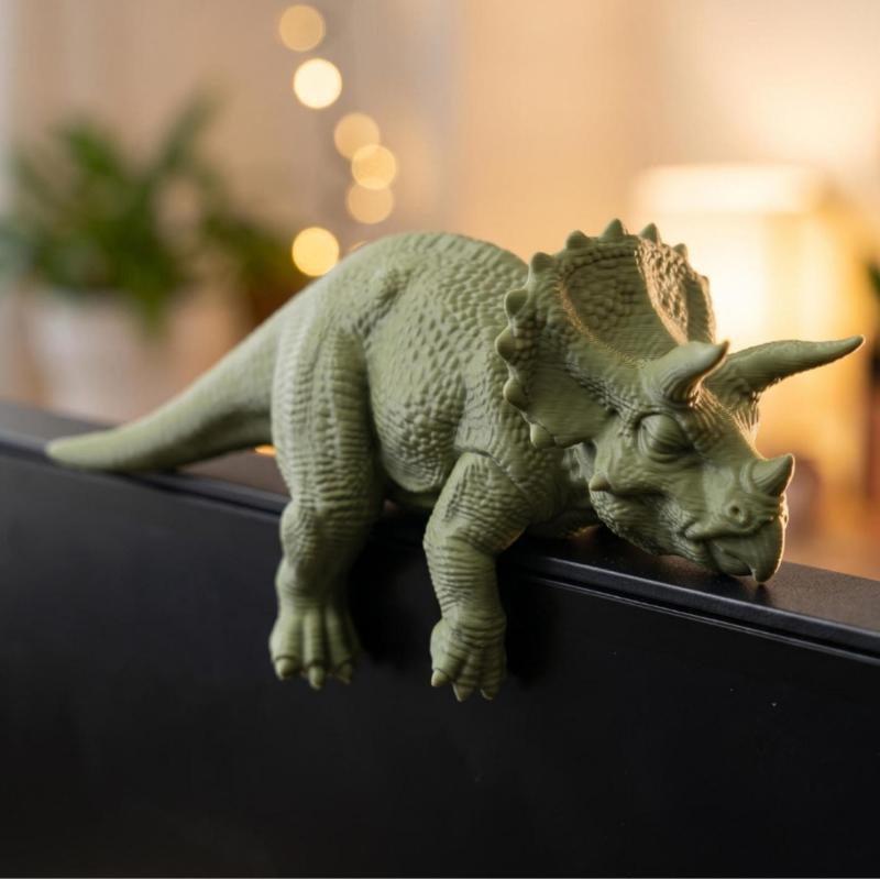 Desk Setup Gifts - Uyuyan Tyrannosaurus Rex Monitör Süsü Sevimli
