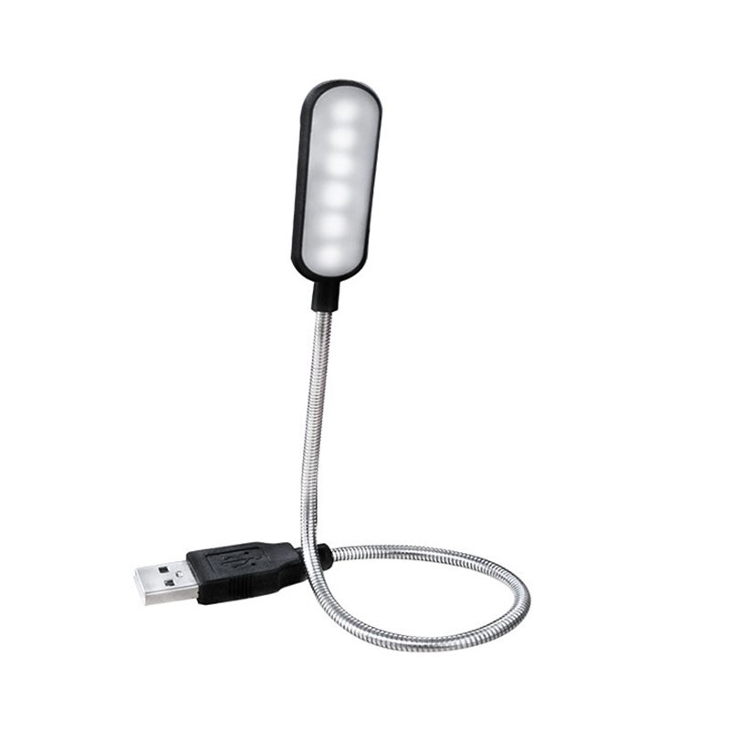 Desk Setup Laptop - Mini 4 LED Kitap Lambası Taşınabilir
