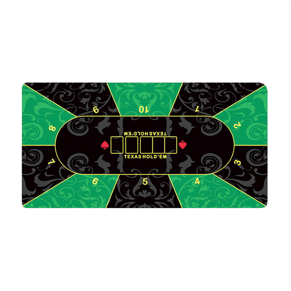 Rubber Mat Desk - Kaymaz Kalınlaştırılmış Casino Texas Hold'em Masa