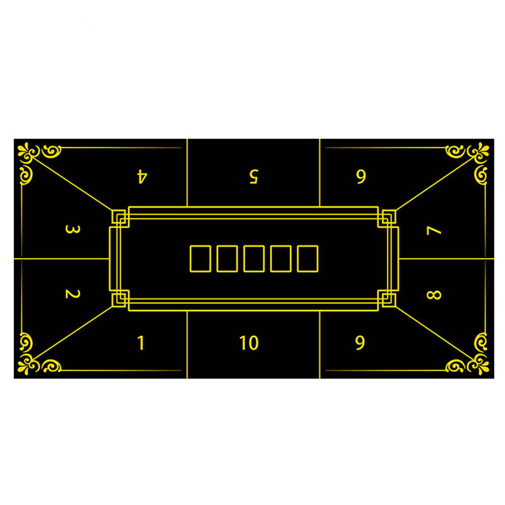 Rubber Mat Desk - Kalınlaştırılmış Kauçuk Poker Masa Örtüsü Casino