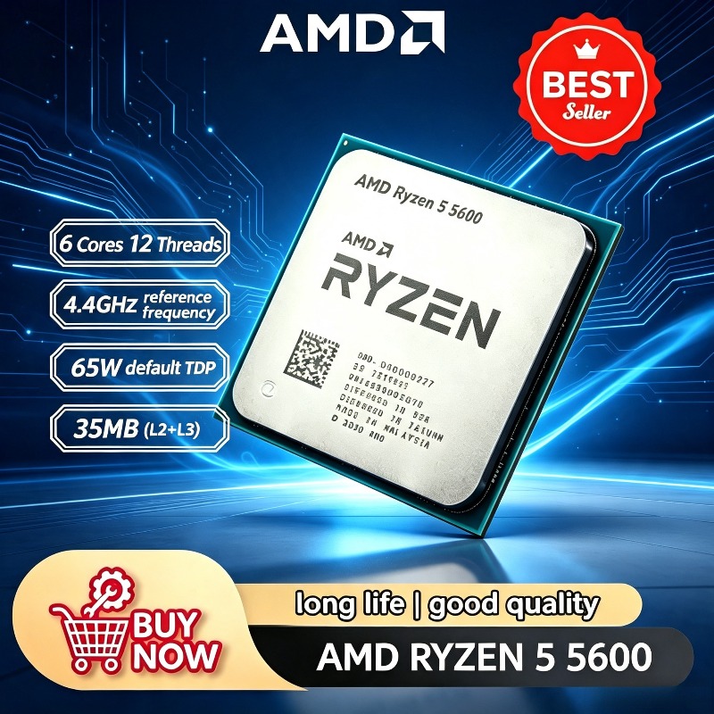 Amd Cpu Ryzen 5 - AMD Ryzen 5 5600 %100 Yepyeni