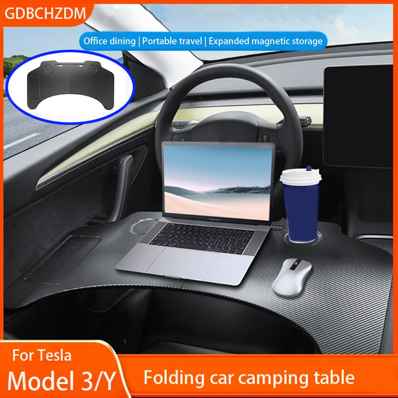 Desk Setup Laptop - Tesla Model Y Juniper 2025 Model