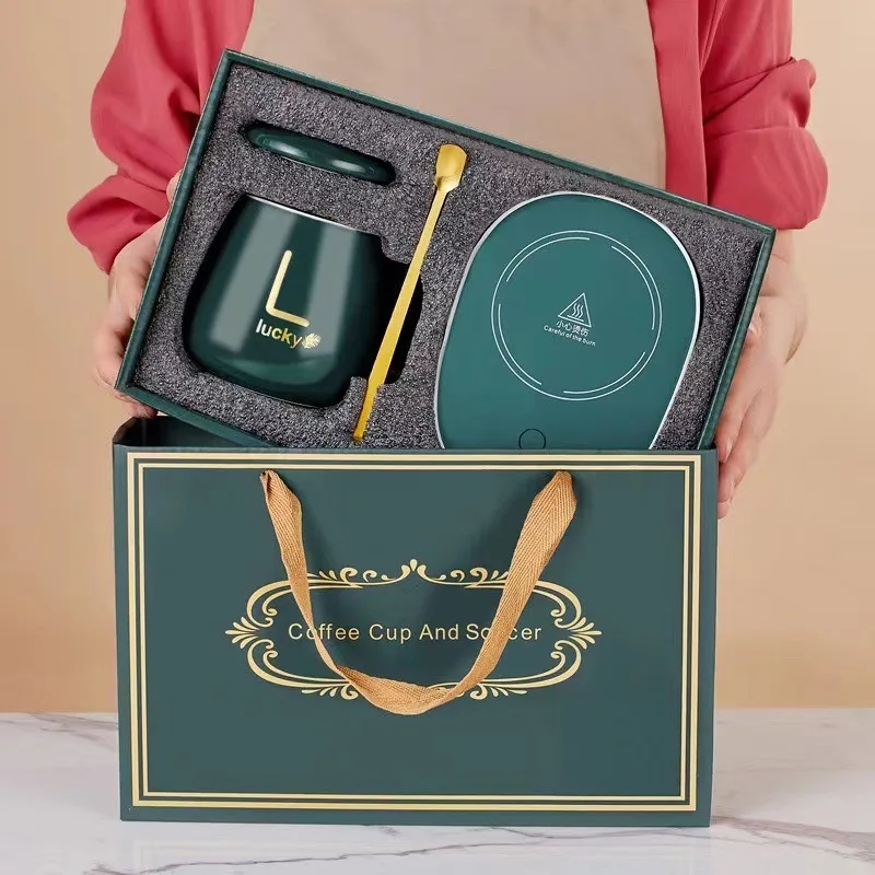 Desk Setup Gifts - Akıllı Kahve Seti Otomatik Açma/Kapama Yerçekimi