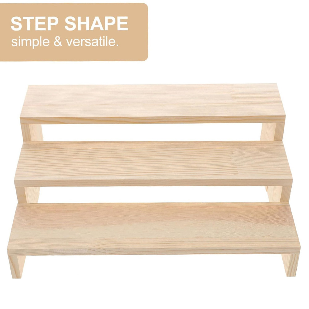 Monitor Riser Wood - Ahşap teşhir standı şekil standı parfüm