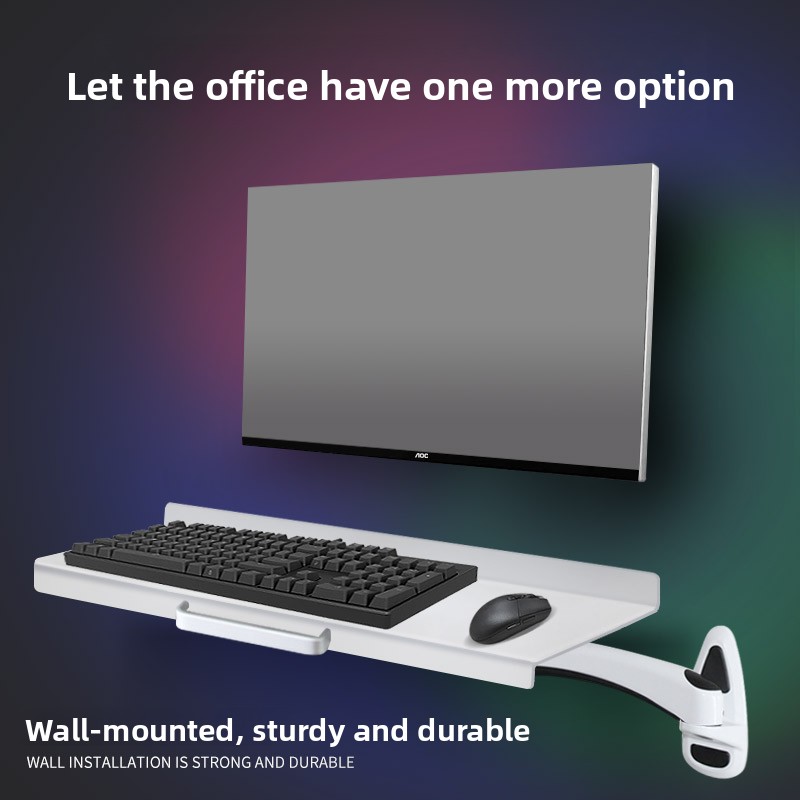 Desk Setup Living Room - Endüstriyel Duvara Monte Klavye Tepsisi Ağır