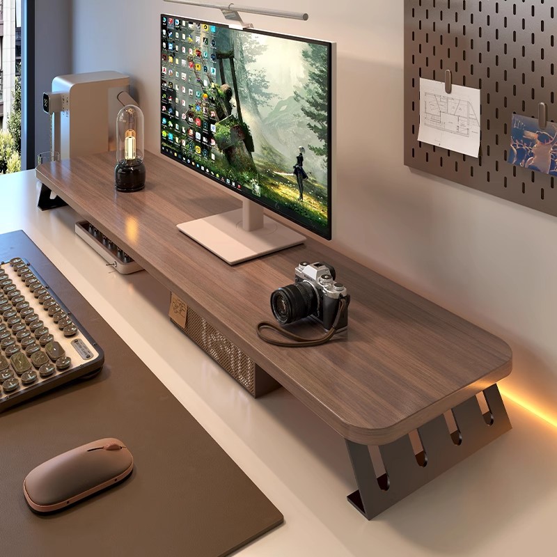 Monitor Riser Wood - Monitör Yükseklik Artırma Standı Dizüstü Bilgisayar