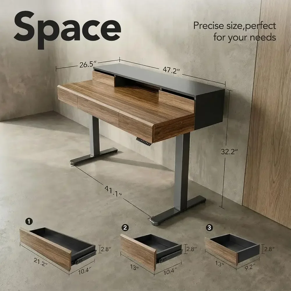 Masif Ahşap Elektrikli Ayakta  - Monitor Riser Wood incelemesi ve fiyatı