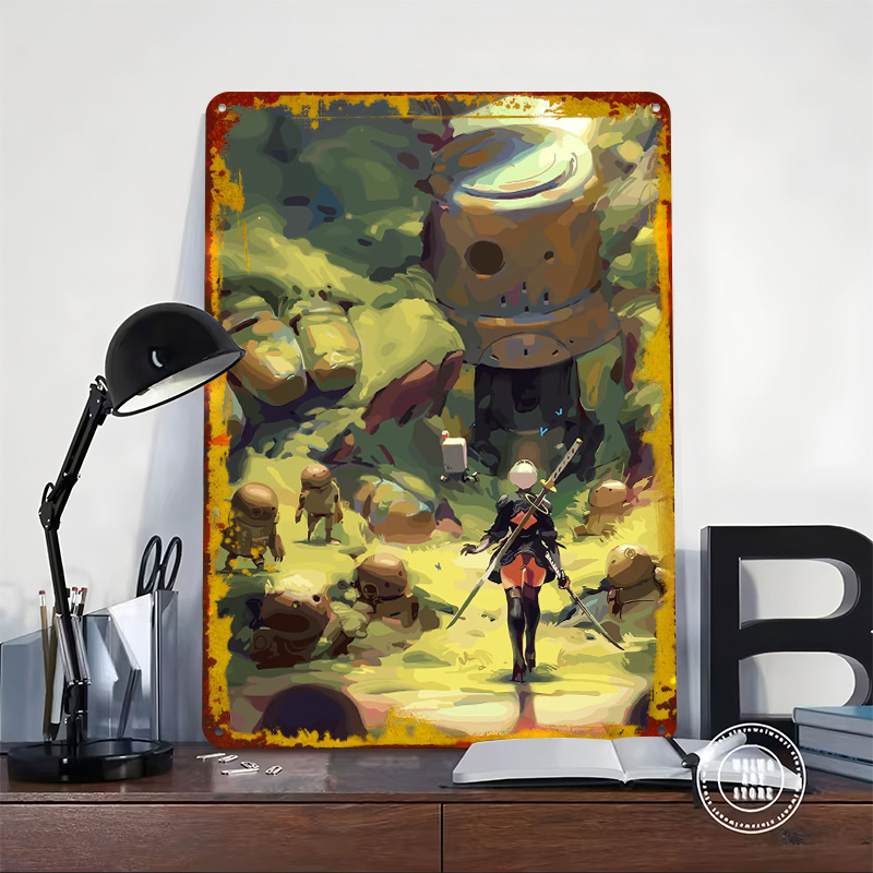 Nier Automata: 2B Orman Metal  - Desk Setup Art incelemesi ve fiyatı