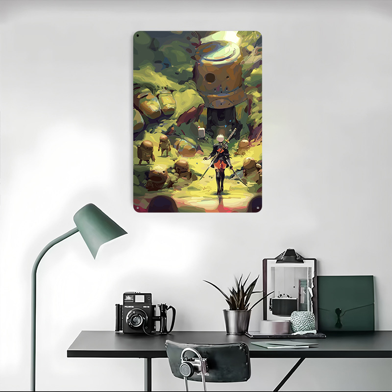 Nier Automata: 2B Orman Metal  - Desk Setup Art incelemesi ve fiyatı