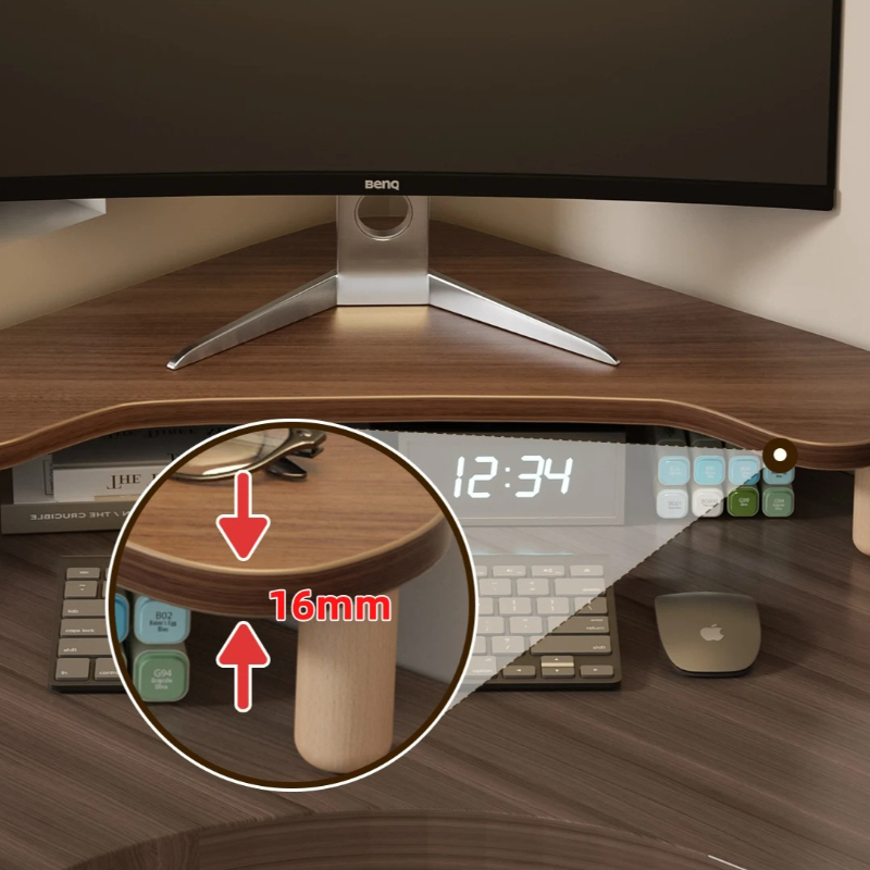 Köşe Bilgisayar Sehpası, Masa  - Monitor Riser Wood incelemesi ve fiyatı