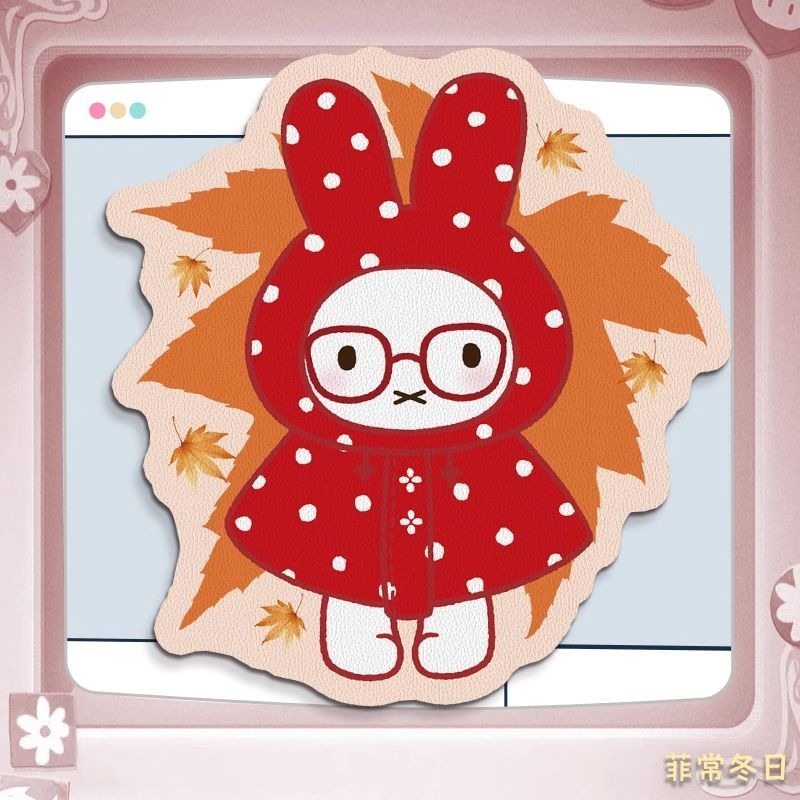Anime Miffy Deri Mouse Pad, Bi - Desk Setup Laptop incelemesi ve fiyatı