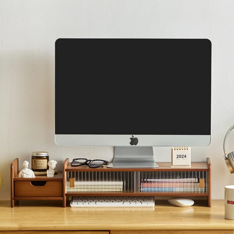 ‌ Çekmeceli Monitör Standı - A - Monitor Riser Wood incelemesi ve fiyatı