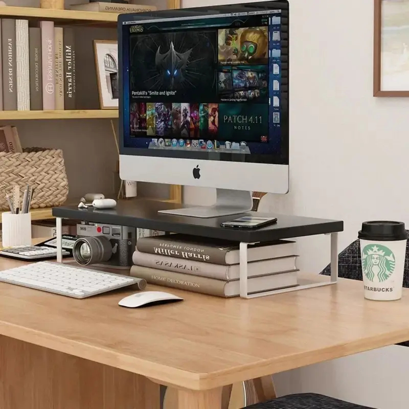 Depolama Raflı Yaratıcı Monitö - Monitor Riser Wood incelemesi ve fiyatı