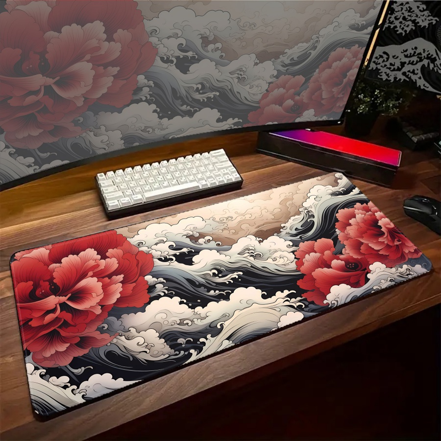 Büyük Sanatsal Tüy Mouse Pad O - Desk Setup Art incelemesi ve fiyatı