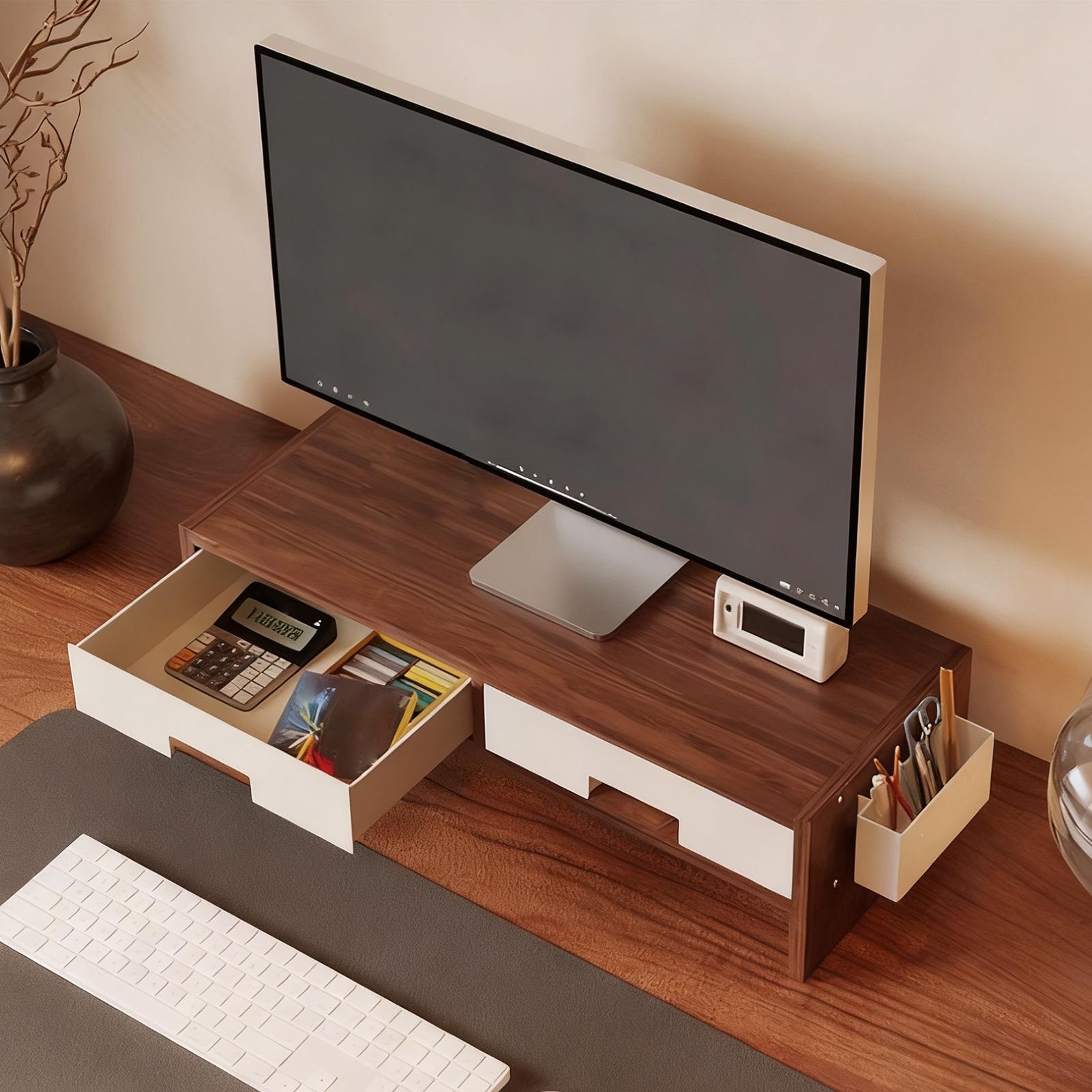 Masa Monitörü Standı Yükseltic - Monitor Riser Wood incelemesi ve fiyatı