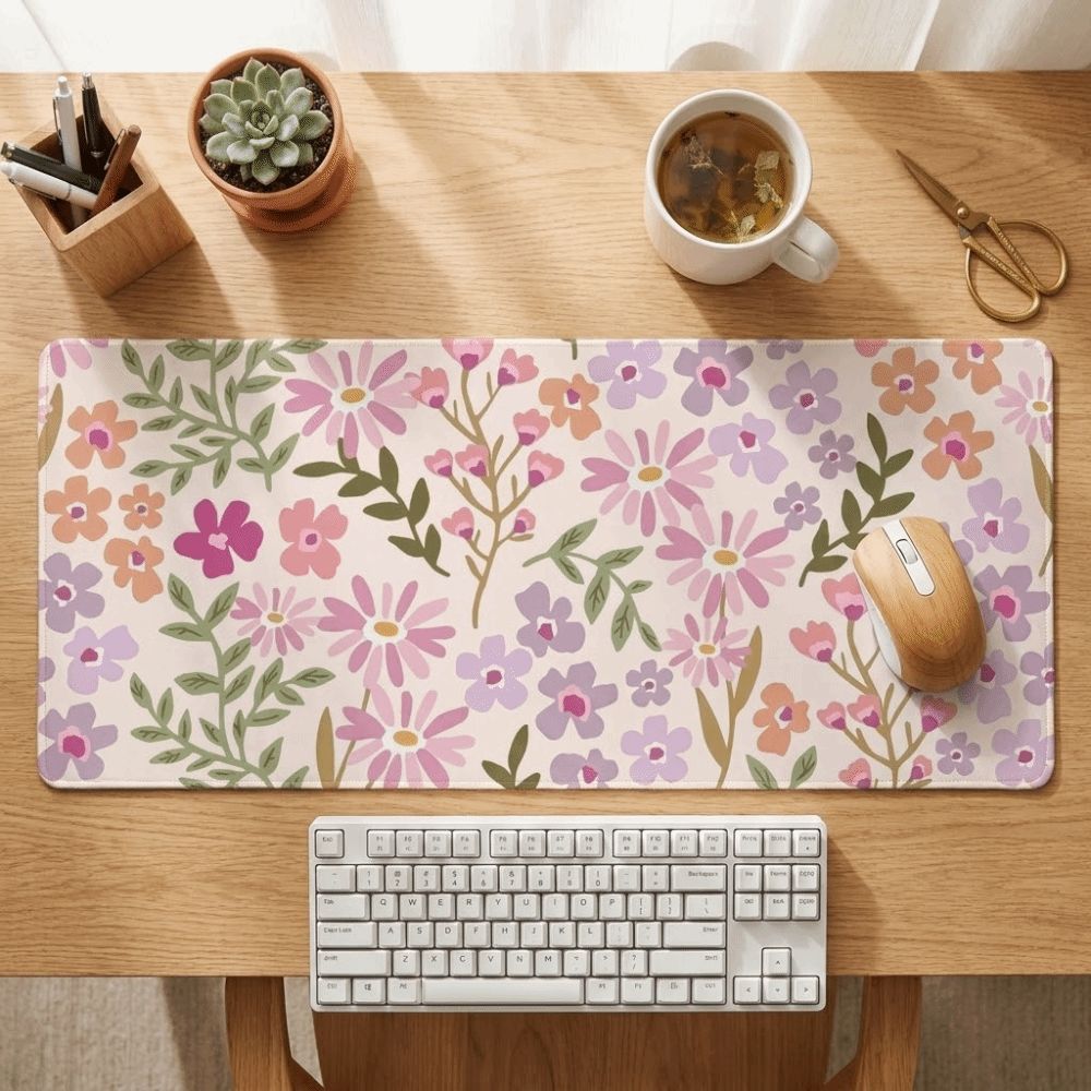 Leke tutmaz Büyük Çiçek Desenl - Rubber Mat Desk incelemesi ve fiyatı
