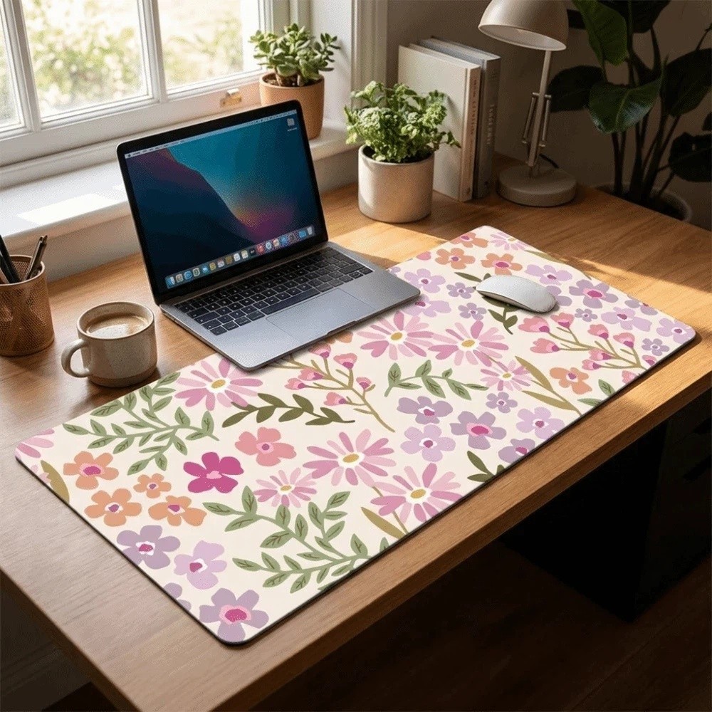 Leke tutmaz Büyük Çiçek Desenl - Rubber Mat Desk incelemesi ve fiyatı
