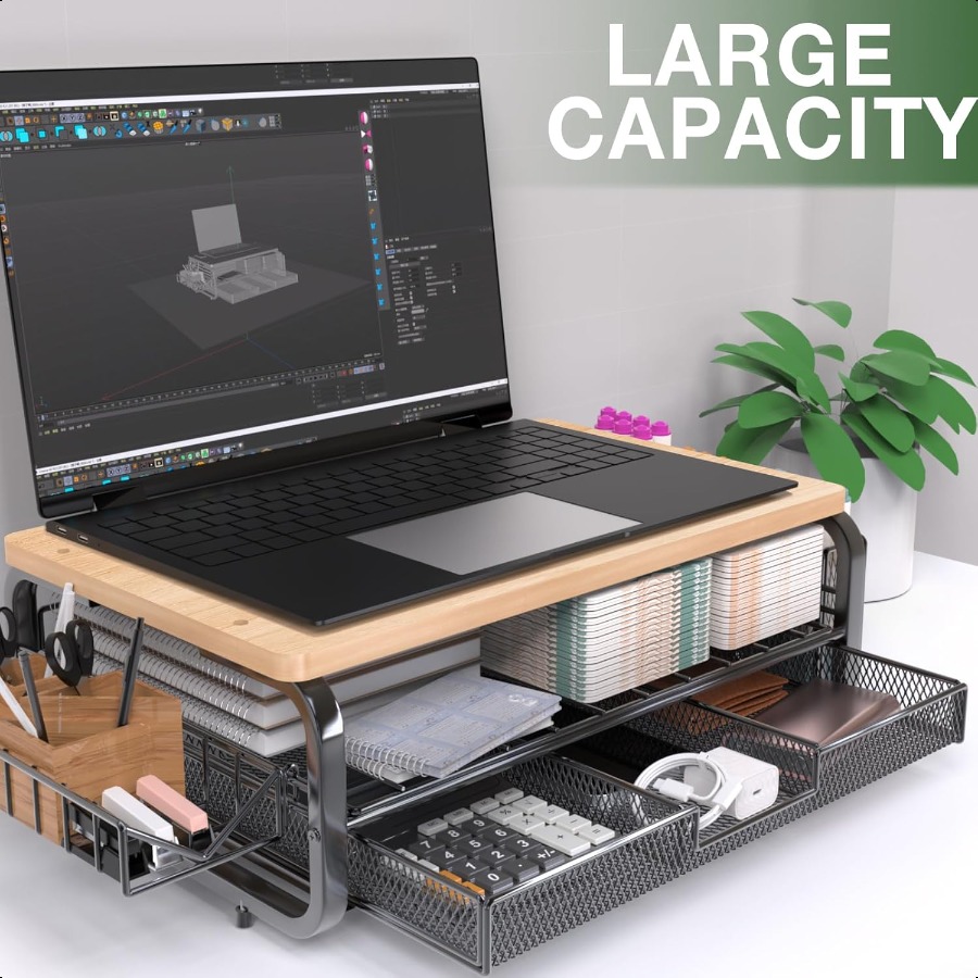 Yüksek Dereceli Ahşap Monitör  - Monitor Riser Wood incelemesi ve fiyatı