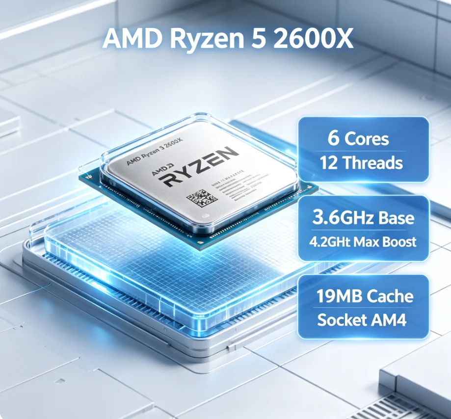 AMD Ryzen 5 2600X Masaüstü İşl - Amd Cpu Ryzen 5 incelemesi ve fiyatı