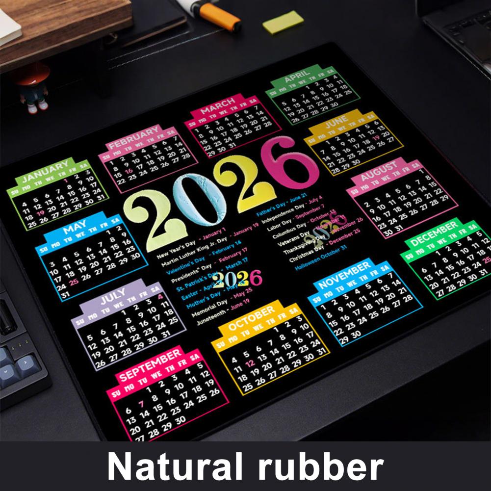 2026 takvim Mouse Pad su geçir - Rubber Mat Desk incelemesi ve fiyatı