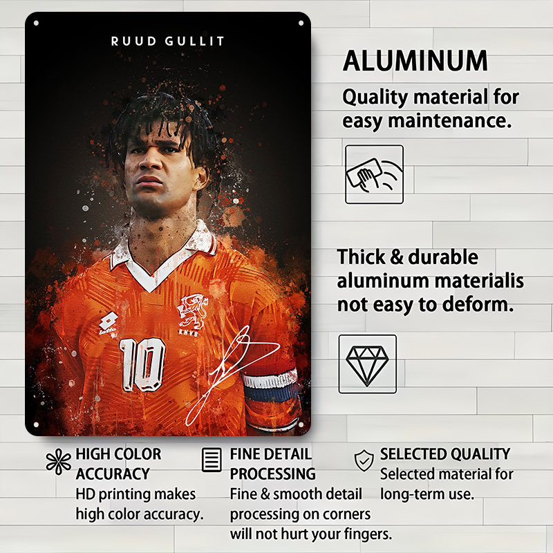 Ruud Gullit Futbol Oyuncusu Du - Desk Setup Art incelemesi ve fiyatı