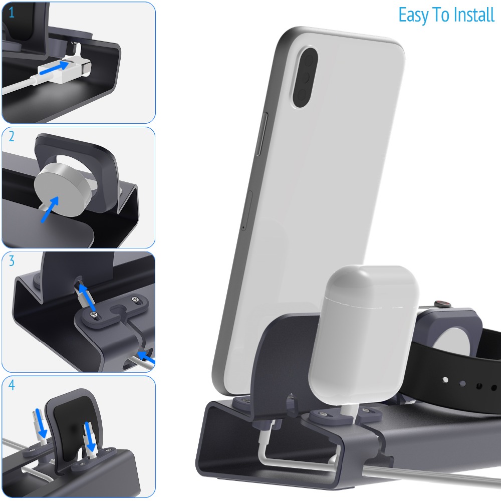 AirPods için şarj standı istas - Desk Setup Apple incelemesi ve fiyatı