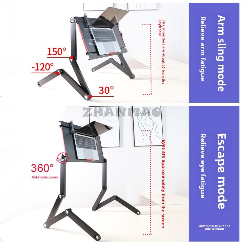 Yatakta Düz Yatmak, Dizüstü Bi - Desk Setup Laptop incelemesi ve fiyatı