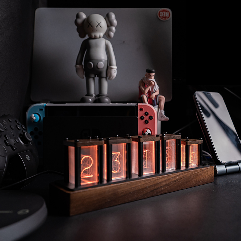 RGB Simüle Nixie Tüp Saat LED  - Desk Setup Youtube incelemesi ve fiyatı