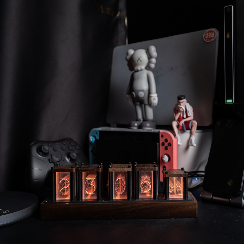 RGB Simüle Nixie Tüp Saat LED  - Desk Setup Youtube incelemesi ve fiyatı